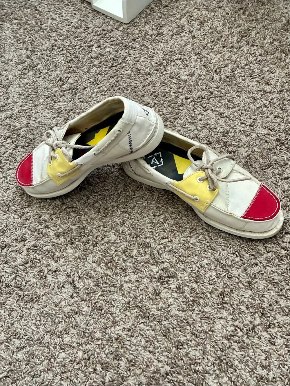 SPERRY boat shoes in patchwork design Men’s 9